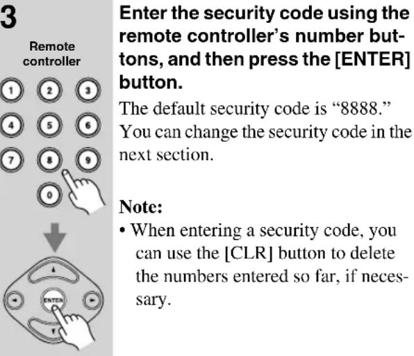 ONKYO DV-SP506 - Setting the Parental Lock - 2