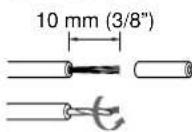 ONKYO DR-S2.2 - How to connect to the speaker connectors - 1