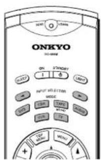 ONKYO 30-4MHz ON STANDARD 1 5 100% INPUT SELECTOR MODE OFF TIME OFF OFF OFF OFF + - + - MINI