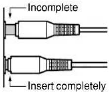 Incomplete Insert completely