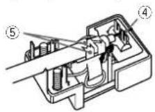 ONKYO DR-S2.2 - Connecting coaxial cable to a 75/300 ohm antenna (aerial) adapter\* - 4