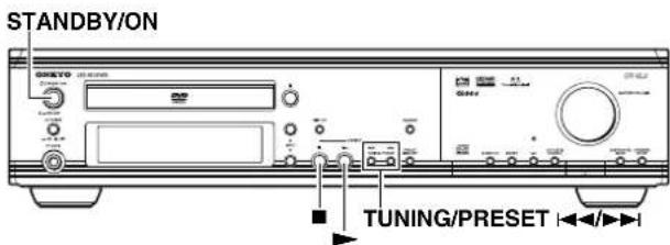 STANDBY/ON OKETO TUNING/PRESET