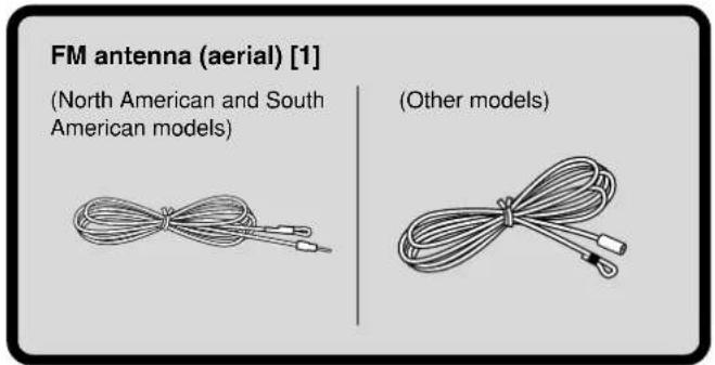 FM antenna (aerial) [1] (North American and South American models) (Other models)