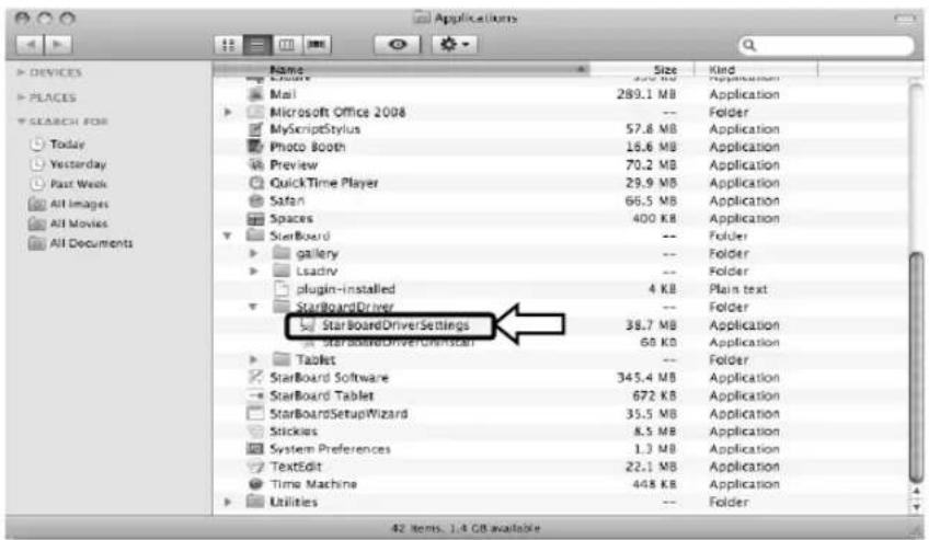 Application Name Size Kind Mall 289.1 MB Application Microsoft Office 2008 -- Folder MyScriptStylus 57.8 MB Application Photo Booth 16.6 MB Application Preview 70.2 MB Application QuickTime Player 29.9 MB Application Safari 66.5 MB Application Spaces 400 KB.Application StarBoard -- Folder gallery -- Folder Lsadv -- Folder plugin-installed 4 KB Plain text StarBoardDriver -- Folder StarBoardDriverSettings 38.7 MB Application StarBoardDriverEventStart 68 KB.Application Tablet -- Folder StarBoard Software 345.4 MB Application StarBoard Tablet 672 KB.Application StarBoardSetupWizard 35.5 MB.Application Stickles 8.5 MB.Application System Preferences 1.3 MB.Application TextEdit 22.1 MB.Application Time Machine 448 KB.Application Utilities -- Folder