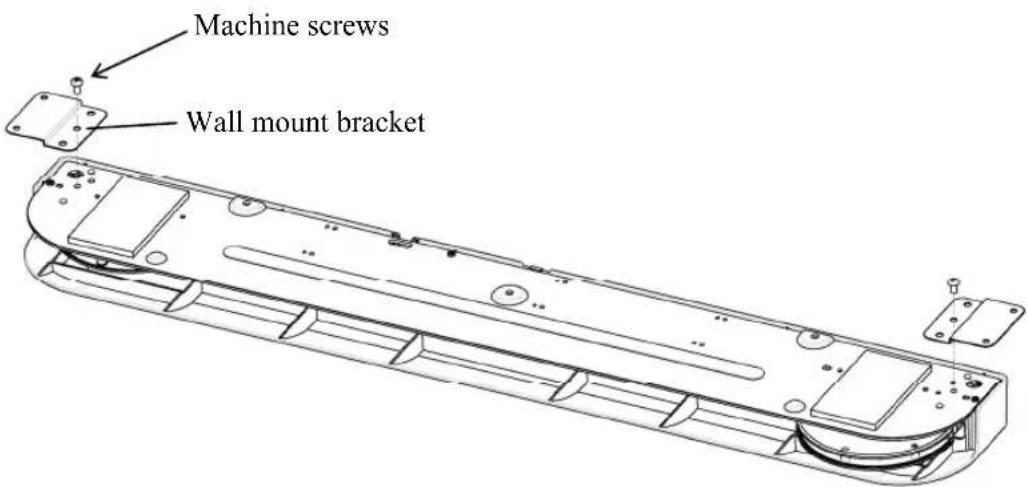 Machine screws Wall mount bracket