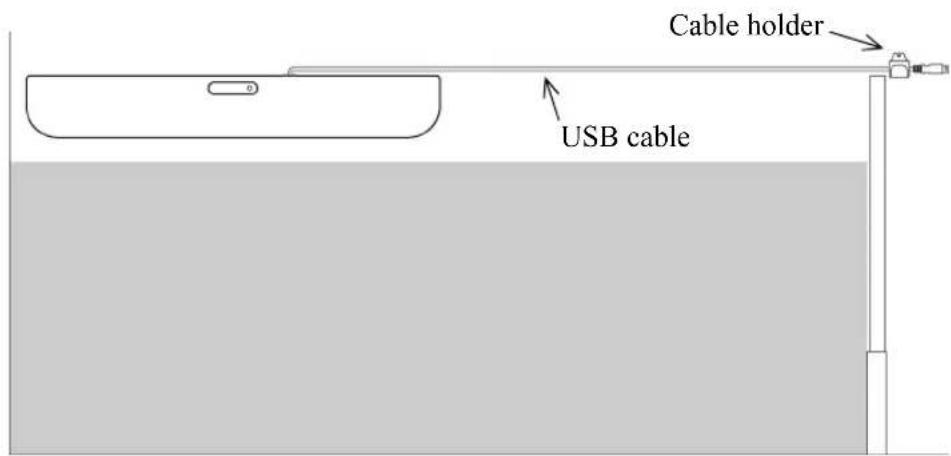 Cable holder USB cable