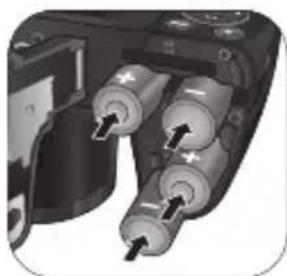 BENQ GH 700 - Installing the batteries - 2