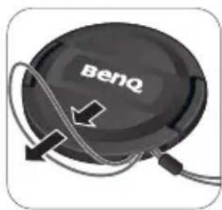 BENQ GH 700 - Attaching the strap - 5