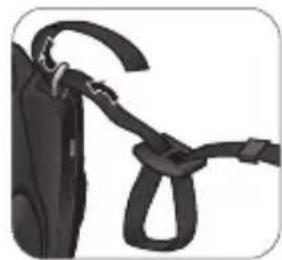 BENQ GH 700 - Attaching the strap - 1