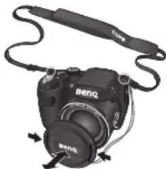 BENQ GH 700 - Attaching the strap - 6