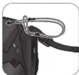 BENQ GH 700 - Attaching the strap - 4