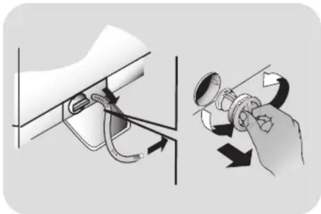 HOOVER Link HL4 1472D3/1-S - Καθαρισμός του φίλτρου - 1