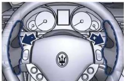 Maserati Granturismo (2019) - GearshiftPaddlesOperation - 1