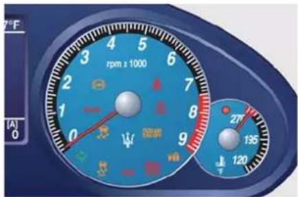 Maserati Granturismo (2019) - TelltalesonTachometer - 1