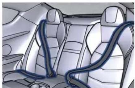 Maserati Granturismo (2019) - RearPassengersSeatBelts - 1