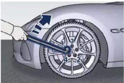 Maserati Granturismo (2019) - ToRefittheStandardWheelwith RepairedorReplacedTire - 1