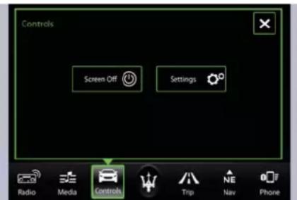 Maserati Granturismo (2019) - MTC+"Controls"Screen - 1