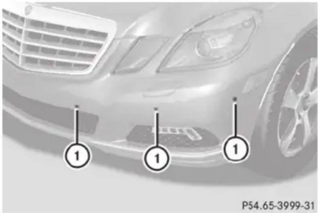 Mercedes-Benz E-Class Sedan (2011) - WARNING - 1