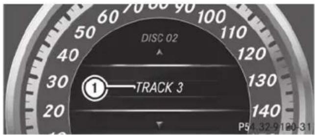 Mercedes-Benz E-Class Sedan (2011) - Operating audio player or audio media - 1