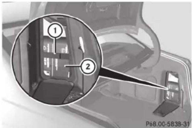 Mercedes-Benz E-Class Sedan (2011) - First-aid kit - 1