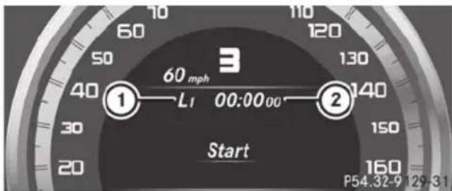Mercedes-Benz E-Class Sedan (2011) - WARNING - 1