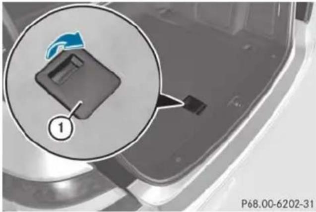 Mercedes-Benz E-Class Sedan (2011) - Stowage well under the trunk floor (Sedan) - 1