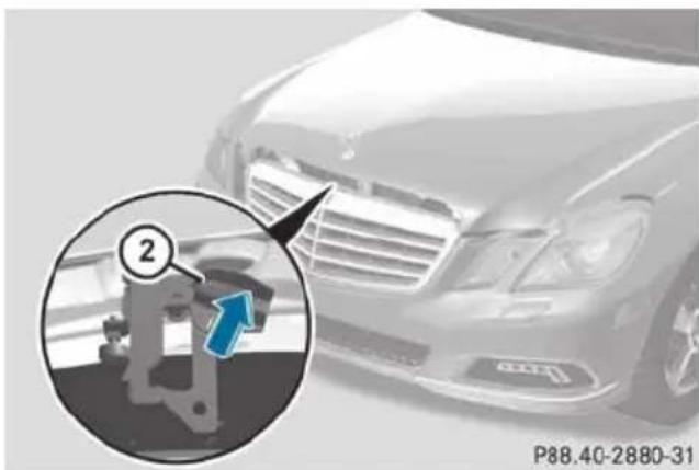 Mercedes-Benz E-Class Sedan (2011) - WARNING - 2