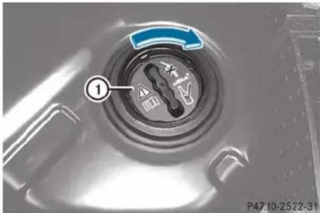 Mercedes-Benz E-Class Sedan (2011) - WARNING - 4