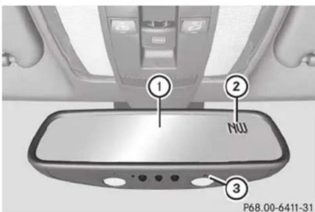 Mercedes-Benz E-Class Sedan (2011) - Calling up the compass - 1