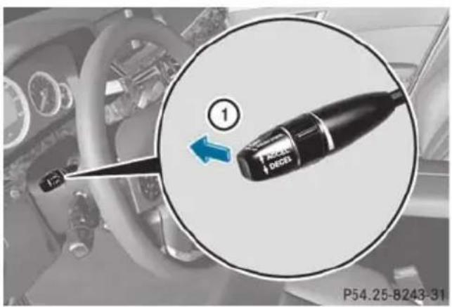 Mercedes-Benz E-Class Sedan (2011) - Deactivating DISTRONIC PLUS - 1