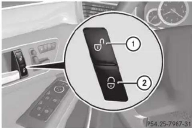 Mercedes-Benz E-Class Sedan (2011) - Automatic locking feature - 1