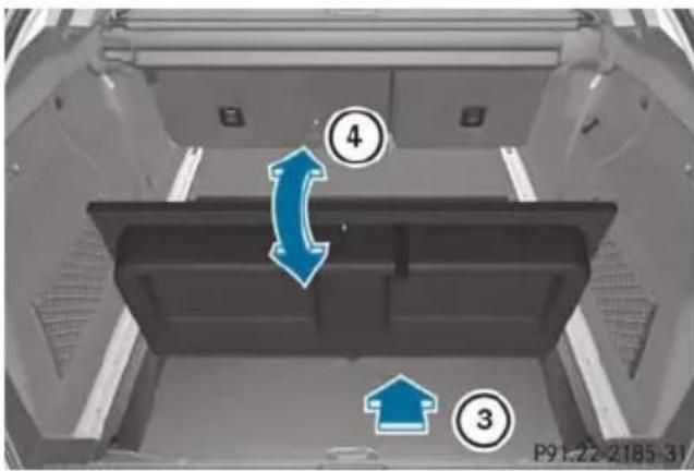 Mercedes-Benz E-Class Sedan (2011) - installing and removing the seat cushion - 2