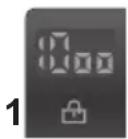 CANDY GV42 138TWC3/2-S - 1) DOOR LOCKED INDICATOR LIGHT - 1