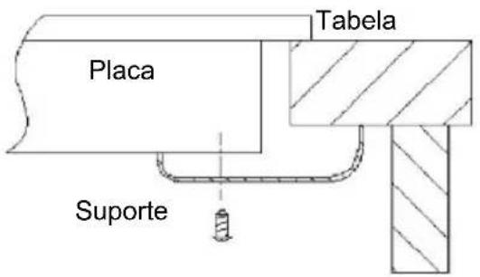 Placa Tabela Suporte