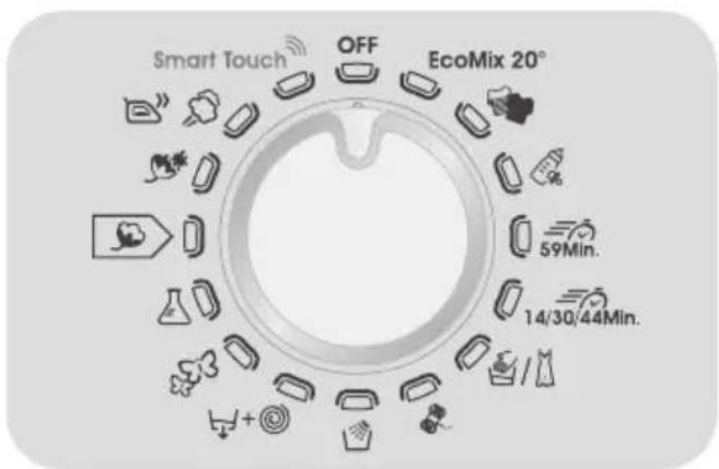 Smart Touch OFF EcoMix 20° 59Min. 14/30/44Min.