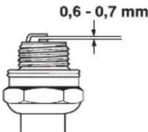 0,6 - 0,7 mm