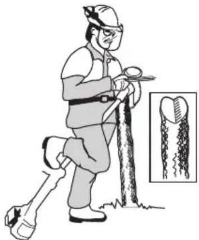 HUSQVARNA 525RK - Sharpening the saw blade - 2