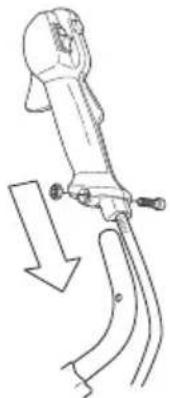 HUSQVARNA 525RK - Fitting the handlebar - 2