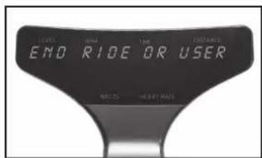 END RIDE OR USER