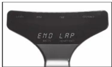 LEVEL RPM TIME DISTANCE END LRP WAT 55 HEART KAIT