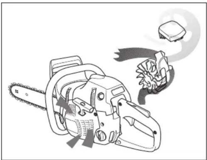 HUSQVARNA 460 R - Air cleaning system - 1