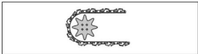 HUSQVARNA 460 R - Information about the guide bar and saw chain - 3