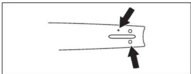 HUSQVARNA 460 R - Information about the guide bar and saw chain - 7