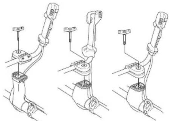 HUSQVARNA 555RXTT - Assembling the handlebar and throttle - 3