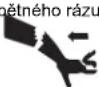 STIGA Estate 6122 HW - Bezpečností varovné značky a signální slova - 15