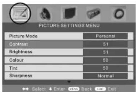 UMC X216/17C-GB-FTCD-UK - Selecting Picture Mode Preset - 2