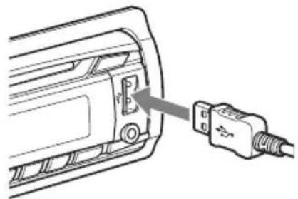 SONY CDX-GT45U - USB 장치 재생하기 - 1