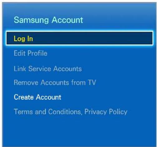 SAMSUNG UN40J5200DG - Using Smart Hub with a Samsung Account - 1