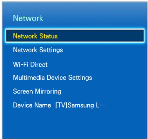 SAMSUNG UN40J5200DG - Checking the Internet Connection Status - 1
