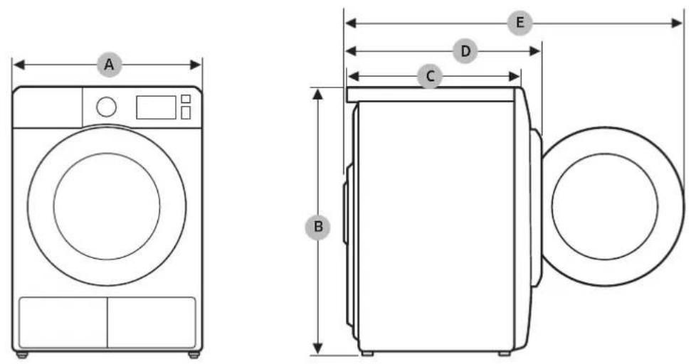 SAMSUNG DV90M5200QW - Dodatek - 1